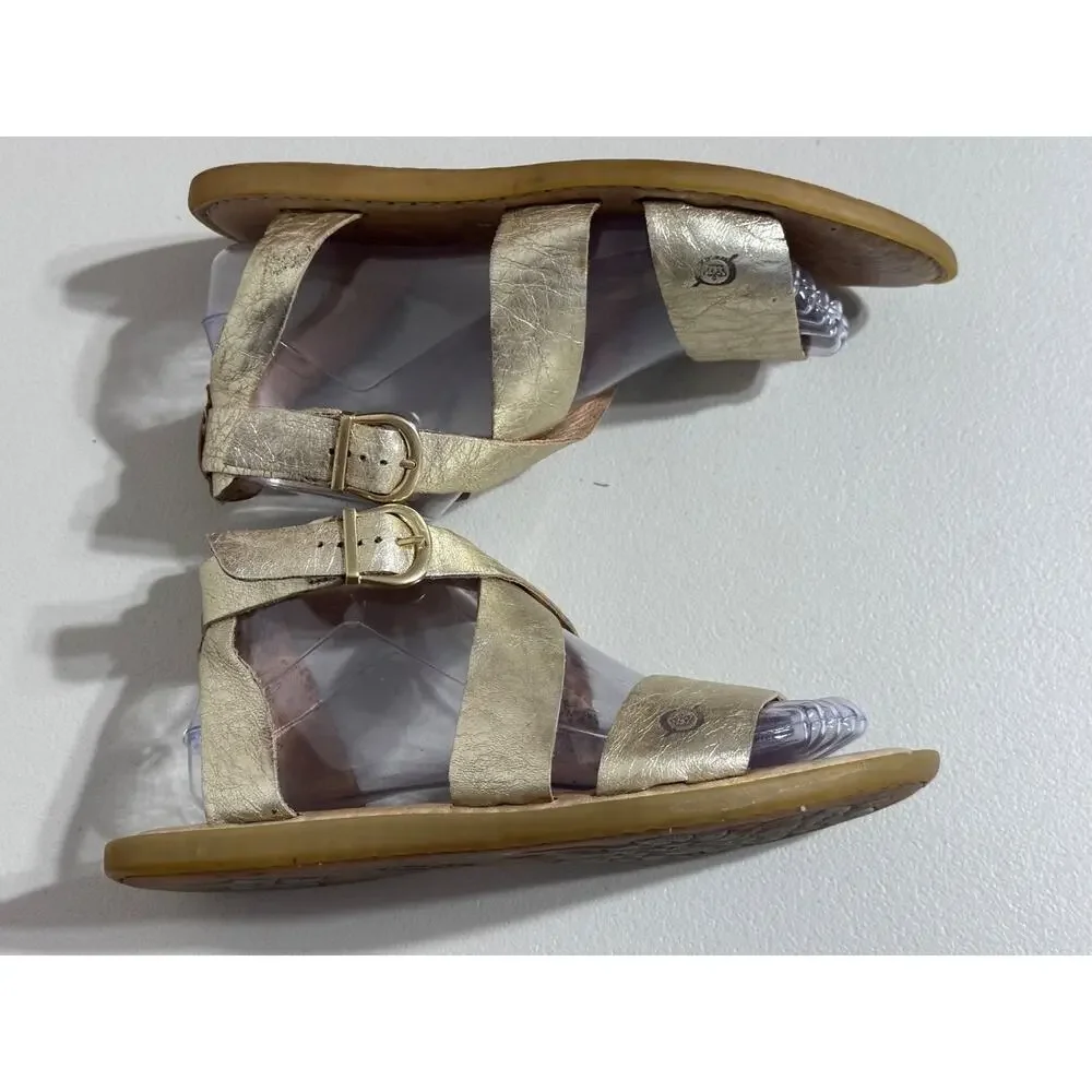 Børn F25510 Womens strappy flat sandals US 8